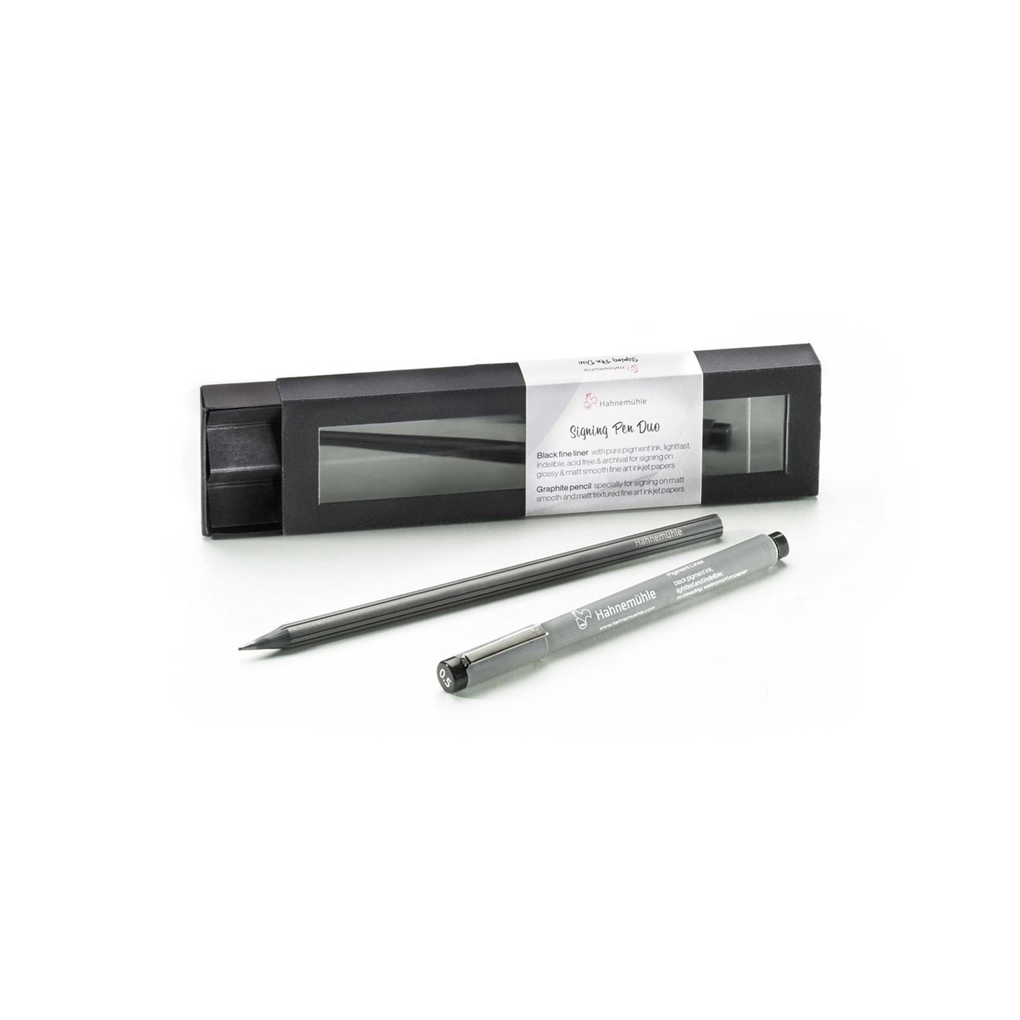 Hahnemuehle Signing Pen Duo - FineLiner en Grafietpotloot