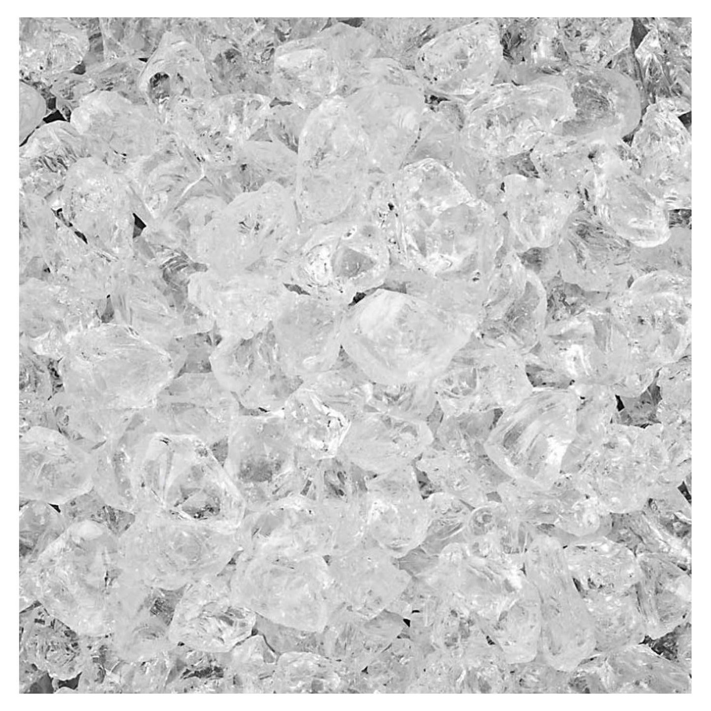 Deco schaafijs 4-10mm 1000ml helder glas