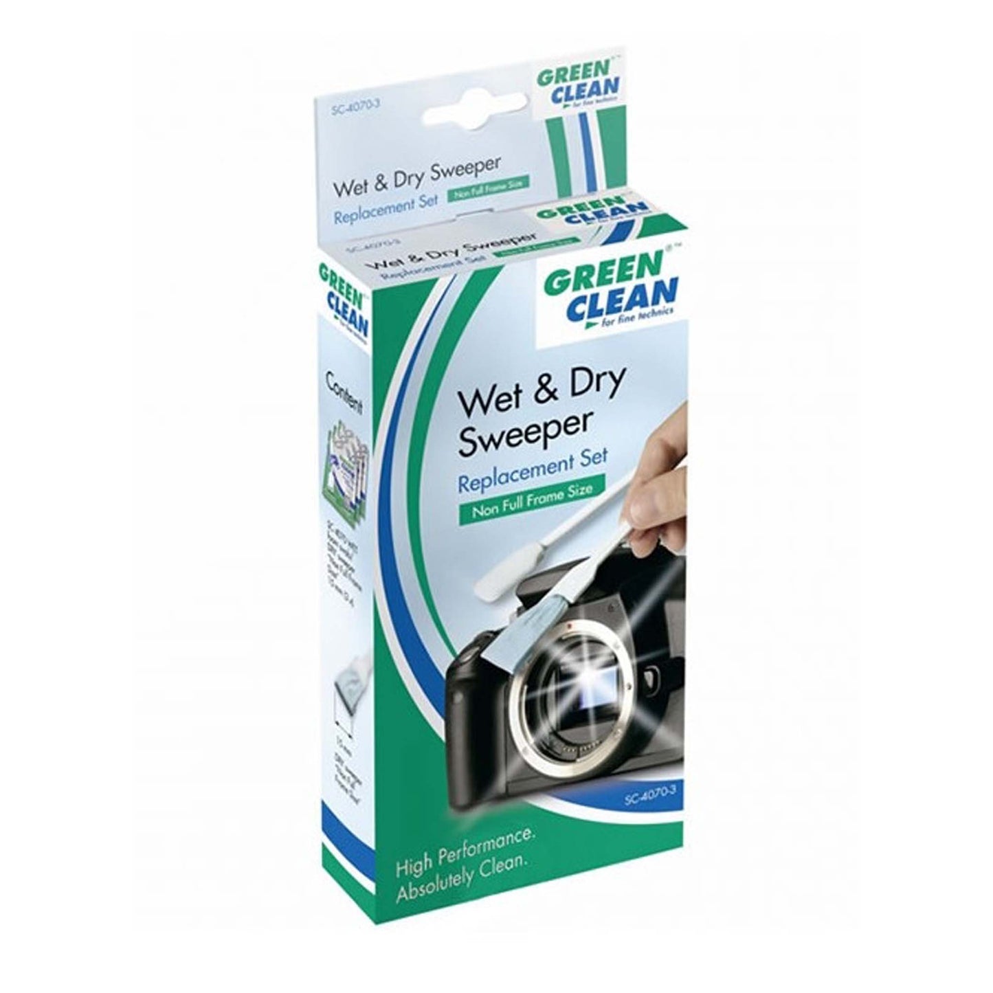 Green Clean Sensor Cleaner wet and dry voor NON full size Sensor 4 stuks