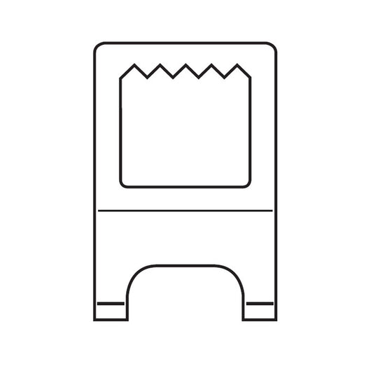 Foam-board hanger extra. Verpakt per 10 stuks