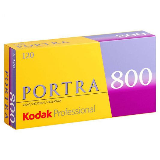 Kodak Portra 800 120 5 PACK rolfilm 120