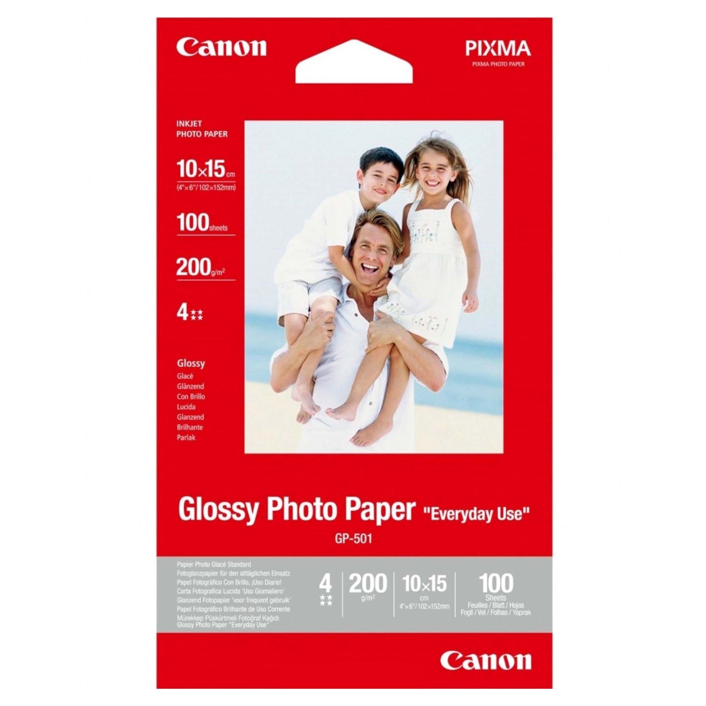 Canon GP-501 Photo Paper Glossy 10x15cm 100 vel 200 gr.