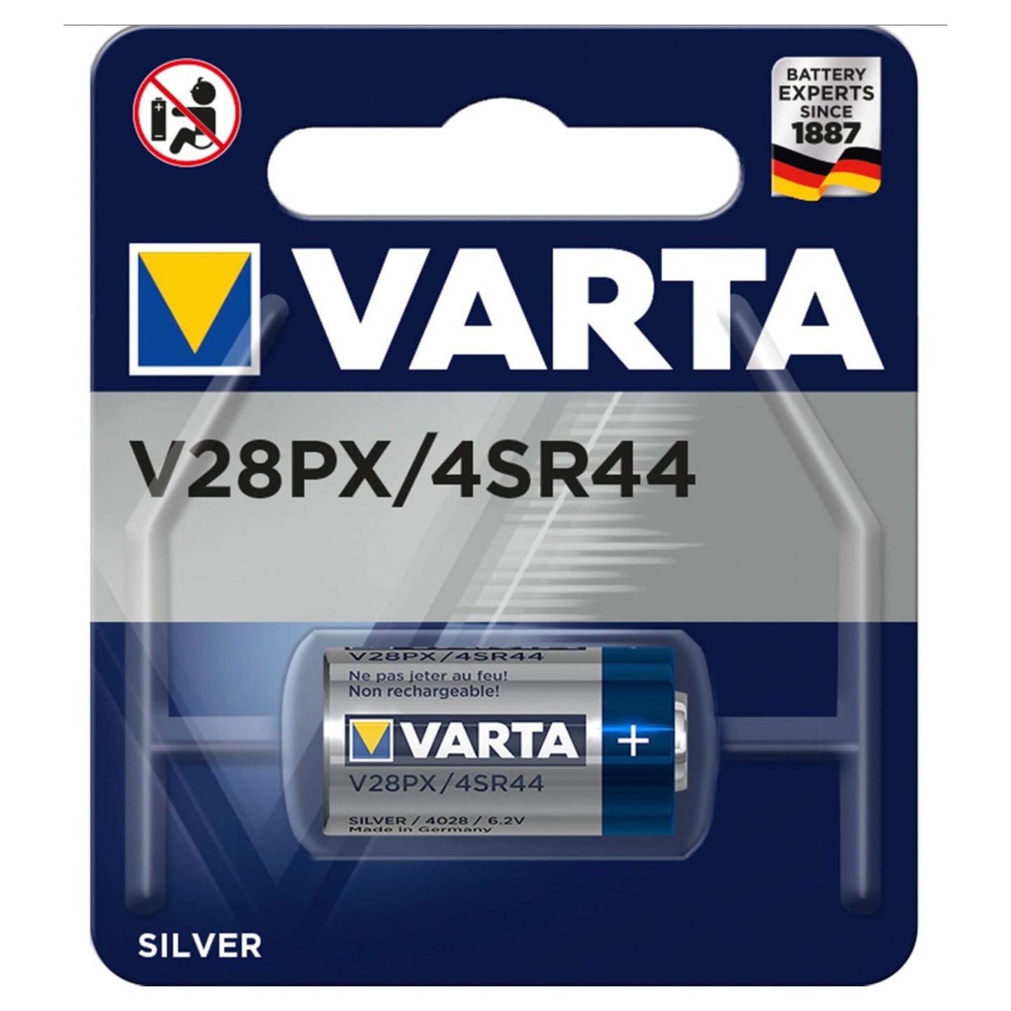 Varta Professional Electronics Zilveroxide V28PX  4SR44 6.2V