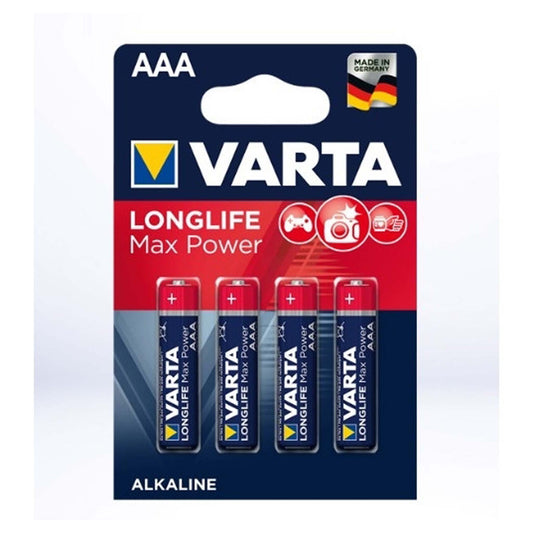 Varta Max Power Alkaline AAA batterij 1,5 V 4 stuks verpakking
