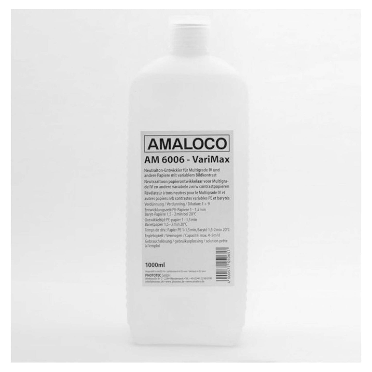 Amaloco AM 6006 Varimax Neutraaltoon papierontwikkelaar 1 liter