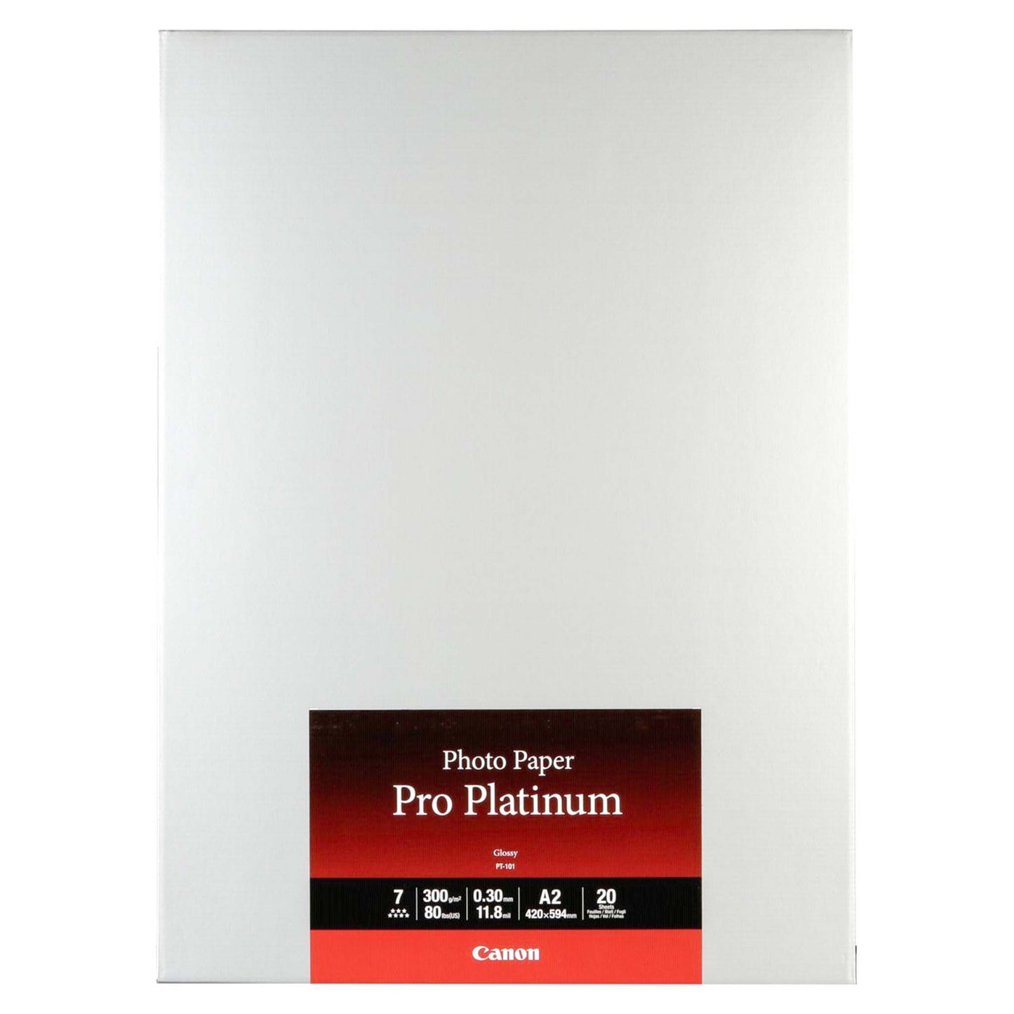 Canon PT-101 Pro Platinum Photo Paper High Gloss A2 20 vel 300gr