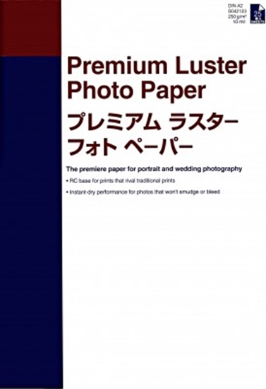 Afbeelding van Epson Premium Luster Photo Paper 250gr. A2 (420mm x 584mm) 25 vel C13S042123 art.nr. 411326207