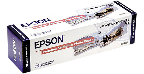 Herenhuis zwak Aannemer Epson Premium Semi-Gloss 251gr. Roll 32,9cm x 10mtr C13S041338 | Het  Beeldgebouw Webshop
