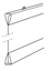 Afbeelding van Posterstrips 1 set van 2 strips Kleur WIT Lengte 62 cm art.nr. 619130803