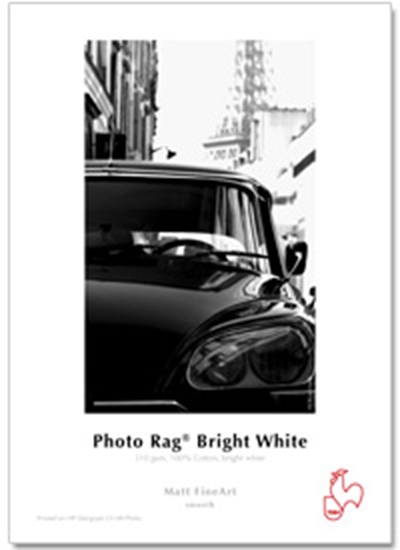 Afbeelding van Hahnemuehle Photo Rag Bright White 310 gr. 44 inch (1118mm) x 12mtr. Helder Wit Mat art.nr. 11957