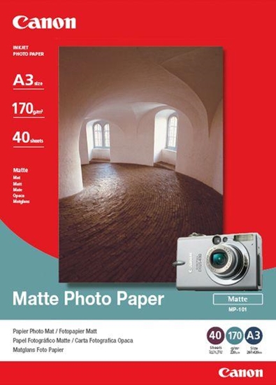 Afbeelding van Canon MP-101 A3 Matte Photo Paper 170gr. 40 vel art.nr. 410885105
