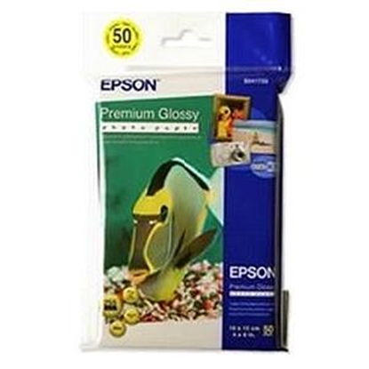 Afbeelding van Epson Premium Glossy Photo Paper 255gr. 10x15 50 vel C13S041729 art.nr. 410858353