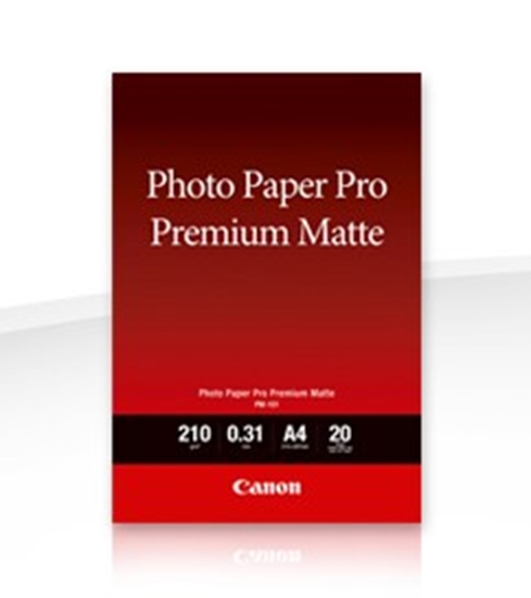 Afbeelding van Canon PM-101 Pro Premium Matte Photo Paper A4 20 vel 210gr. art.nr. 87950