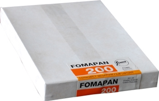 Afbeelding van Fomapan 200 vlakfilm zwartwit 4x5 inch 50 vel art.nr. 21428