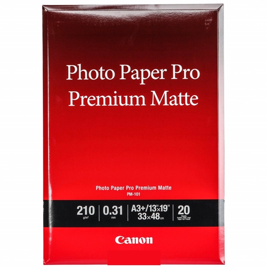 Afbeelding van Canon PM-101 Pro Premium Matte Photo Paper A3Plus 20 vel 210gr. art.nr. 18331
