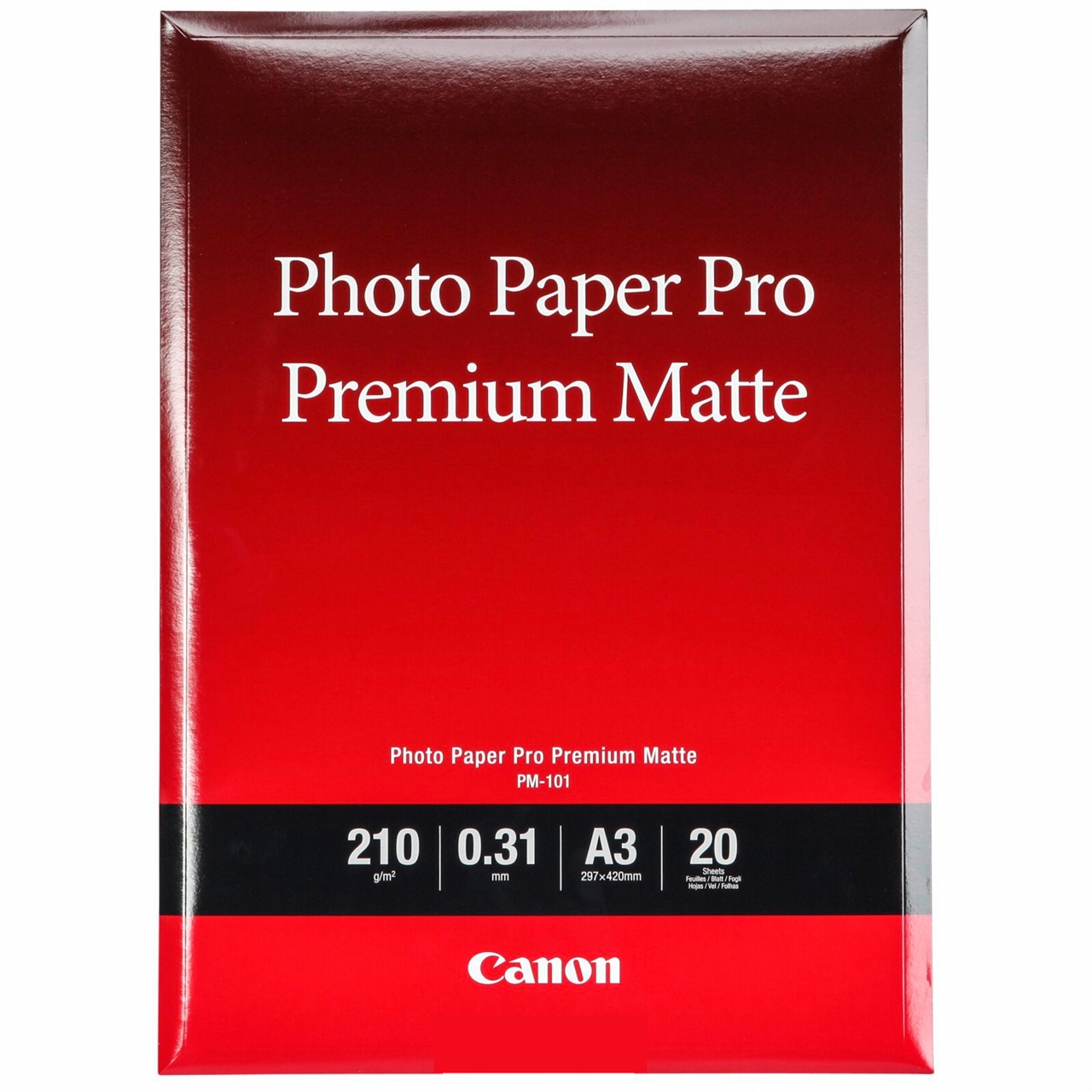 Kinderachtig Boekhouder Uithoudingsvermogen Canon PM-101 Pro Premium Matte Photo Paper A3 20 vel 210gr. | Het  Beeldgebouw Webshop