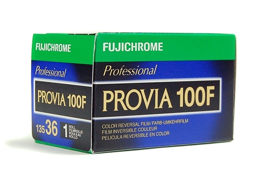 Afbeelding van Fujifilm Fujichrome Provia 100F diafilm kleinbeeld 135-36  art.nr. 22415151