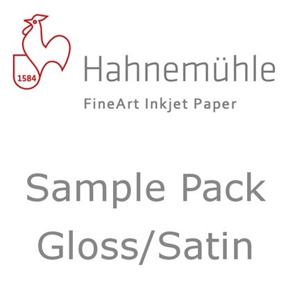 Afbeelding van Hahnemuehle Sample Trial Pack Fine Art Glans - Satin A4 7 vel art.nr. 365617149