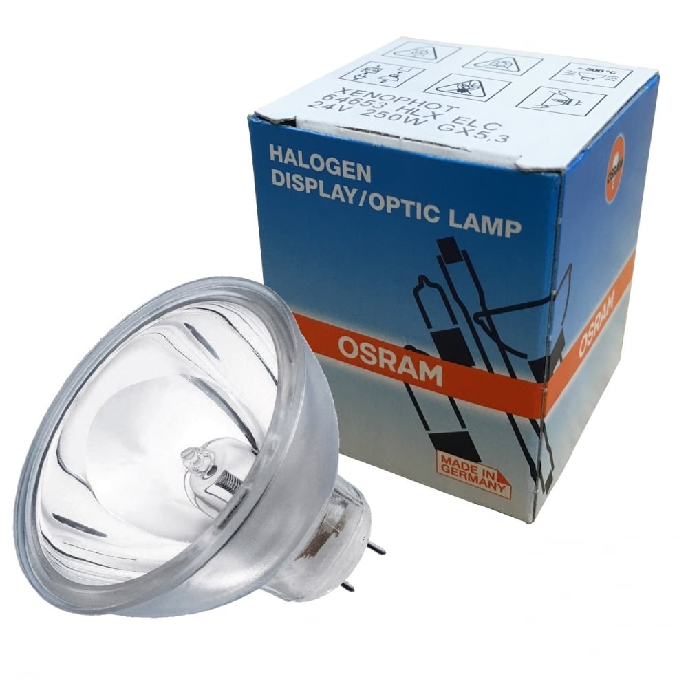 Afleiding tiran Pardon Osram Halogeenlamp met spiegel GX5.3 250W 24V HLX ELC 64653 | Het  Beeldgebouw Webshop