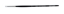 Afbeelding van Retouche penseel Kolinsky grootte 1 art.nr. 73001801