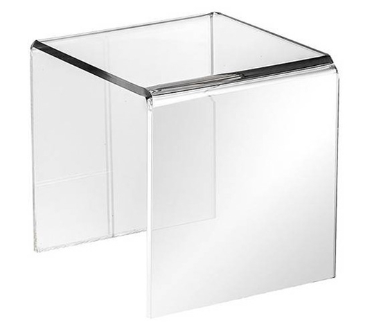 Plexiglas standaard transparant 15x15x15cm