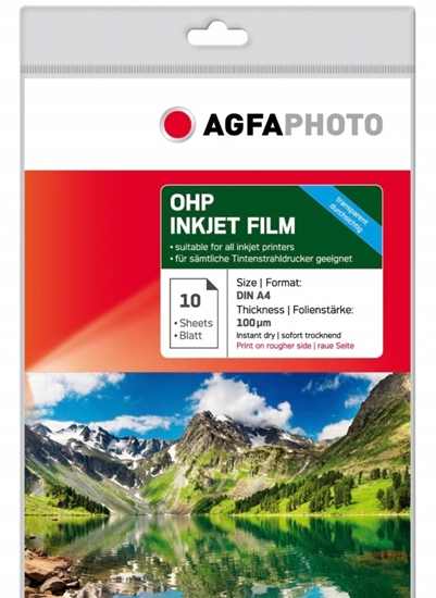 AgfaPhoto OHP Inkjet Film 100 mju A 4 10 vel