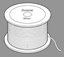 Duracoat-Silver Roestvrij Staaldraad 1,5mm dik 152 mtr
