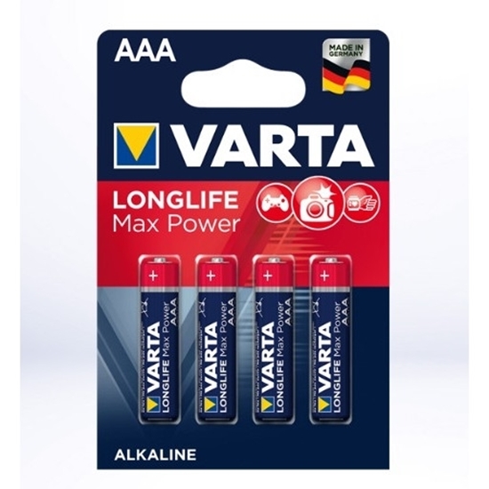 Varta Max Power Alkaline AAA batterij 1,5 V 4 stuks