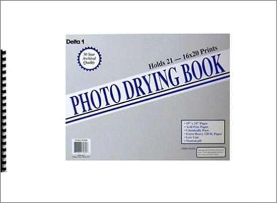 DELTA 1 Photo Drying Book voor het drogen van bariet papier tot 19x24"