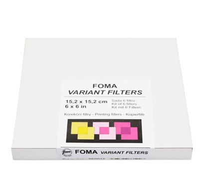 Foma Multigrade filter set 15,2x15,2cm 6 filters