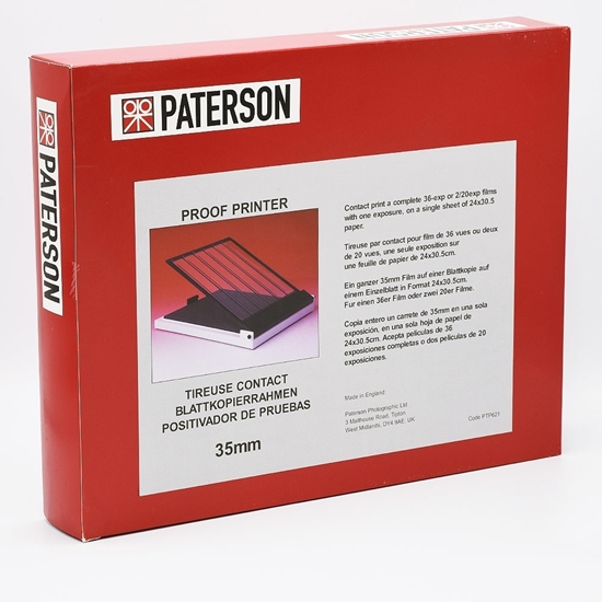 Paterson Contactraam 35mm voor 7 stroken kleinbeeldfilm PAT621