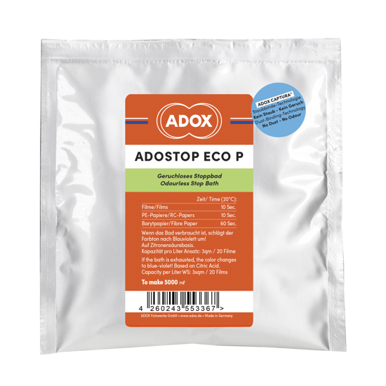 Adox Adostop Eco Poeder Stopbad voor 5000 ml