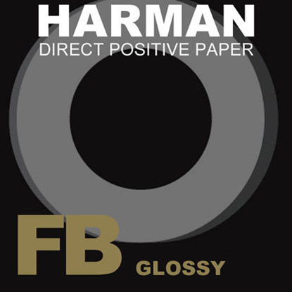 Ilford Harman Direct Positive Paper FB1K Fiber Based Glans, 12,7x17,8cm 