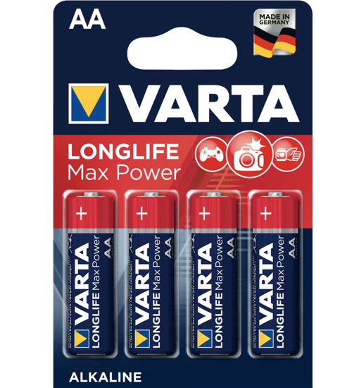 Varta Max Power Alkaline AA batterij 1,5 V 4 stuks