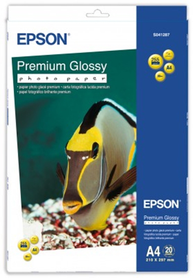 Epson Premium Glossy Photo Paper A4 255gr 20 vel C13S041287