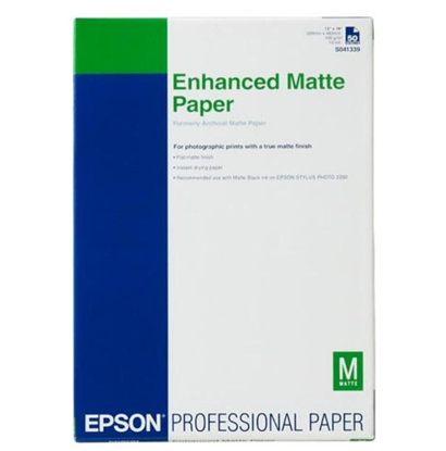 Epson Enhanced Matte Paper 192gr A3+ 100 vel C13S041719