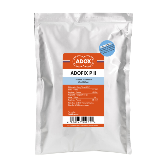 ADOX ADOFIX P II fixeer poeder. Om 5 ltr fix aan te maken	