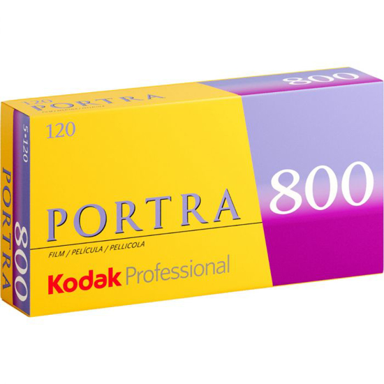 Kodak Portra 800 120 5 PACK rolfilm 120