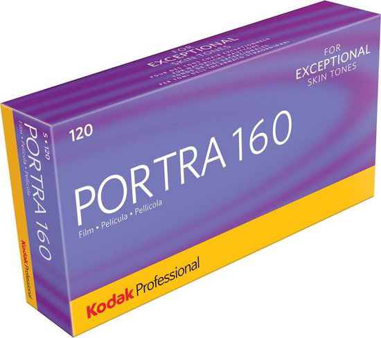 Kodak Portra 160 120 5 PACK rolfilm kleurennegatief art. nr 2122580454