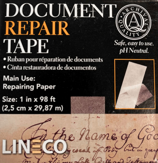 Lineco Document Repair Tape 25mm x 29,87mtr